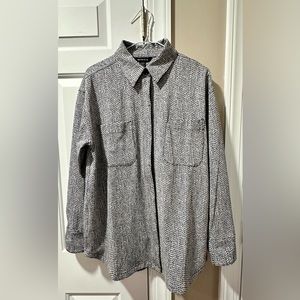 Athleta, medium, black-and-white shirt, jacket